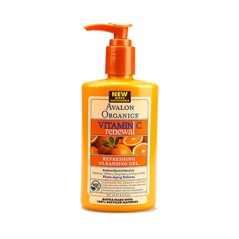 Avalon Organics Vitamin C Renewal Refreshing Cleansing Gel 251ml