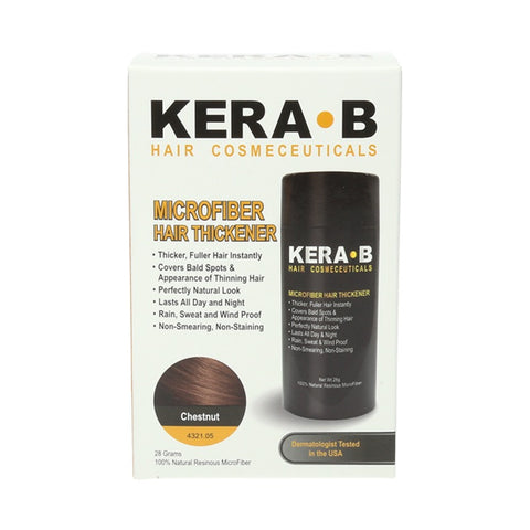 Kera B Microfiber Hair Thickener Chestnut 28g