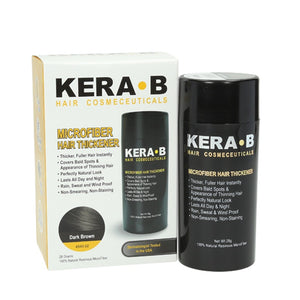 Kera B Microfiber Hair Thickener Dark Brown 28g