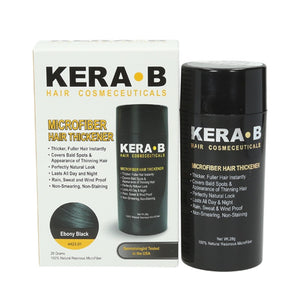 Kera B Microfiber Hair Thickener Ebony Black 28g