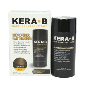 Kera B Microfiber Hair Thickener Light Brown 28g