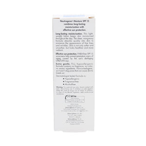 Neutrogena Moisture Non-Comedogenic Facial Moisturizer SPF 15 100ml