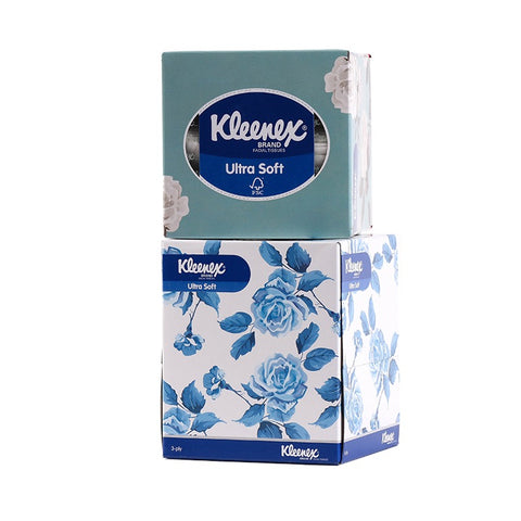 Kleenex Facial Tissue Floral Cube 4×45pcs