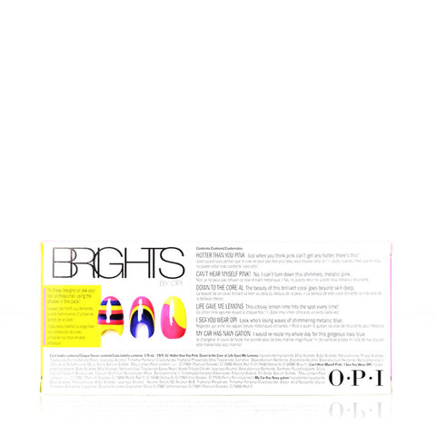 OPI Brights Mini Nail Lacquers 6x3.75ml