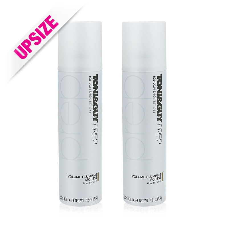 Toni & Guy Prep Volume Plumping Mousse 222mlx2