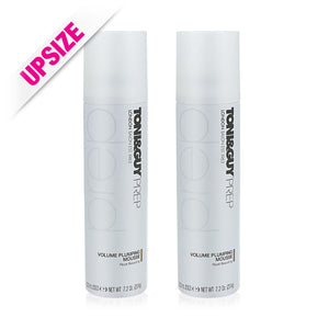 Toni & Guy Prep Volume Plumping Mousse 222mlx2