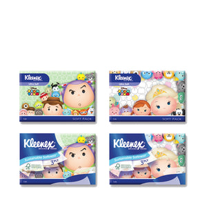 Kleenex Soft Pack Facial Tsum Tsum 4×50pcs