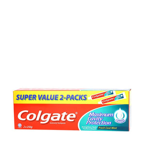 Colgate Maximum Cavity Protection Fresh Cool Mint Anticavity Toothpaste  2x250g