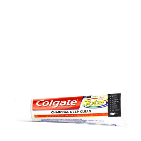 Colgate Total Charcoal Deep Clean Anticavity Toothpaste 2x150g