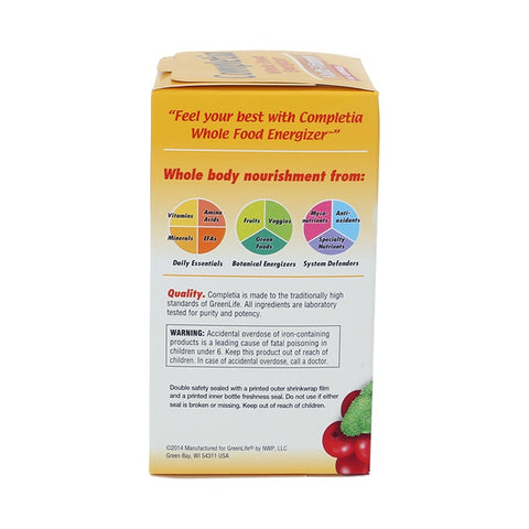 GreenLife Completia Whole Food Energizer 90caps