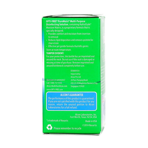 OPTI-FREE®PureMoist®Multi-Purpose Disinfecting Solution 60ml