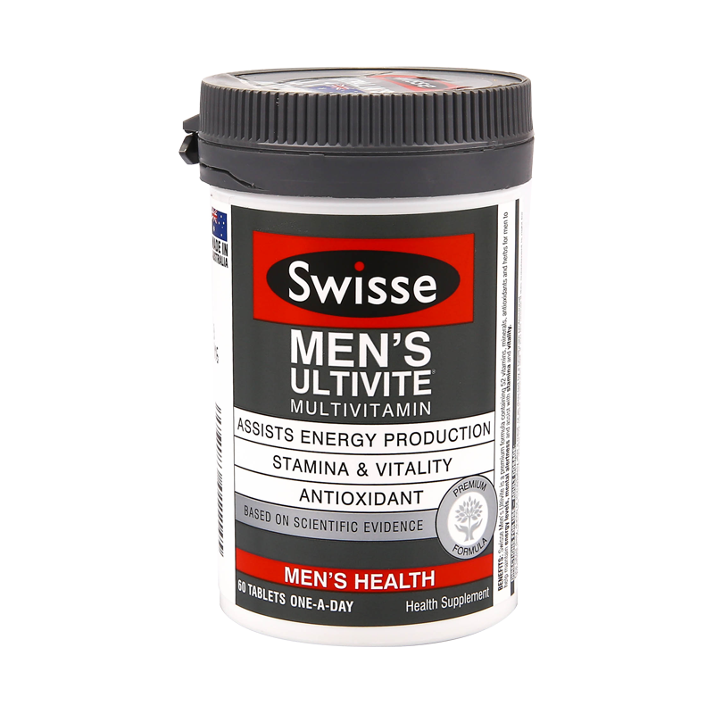 Swisse Men's Ultivite Multivitamin 60tabs