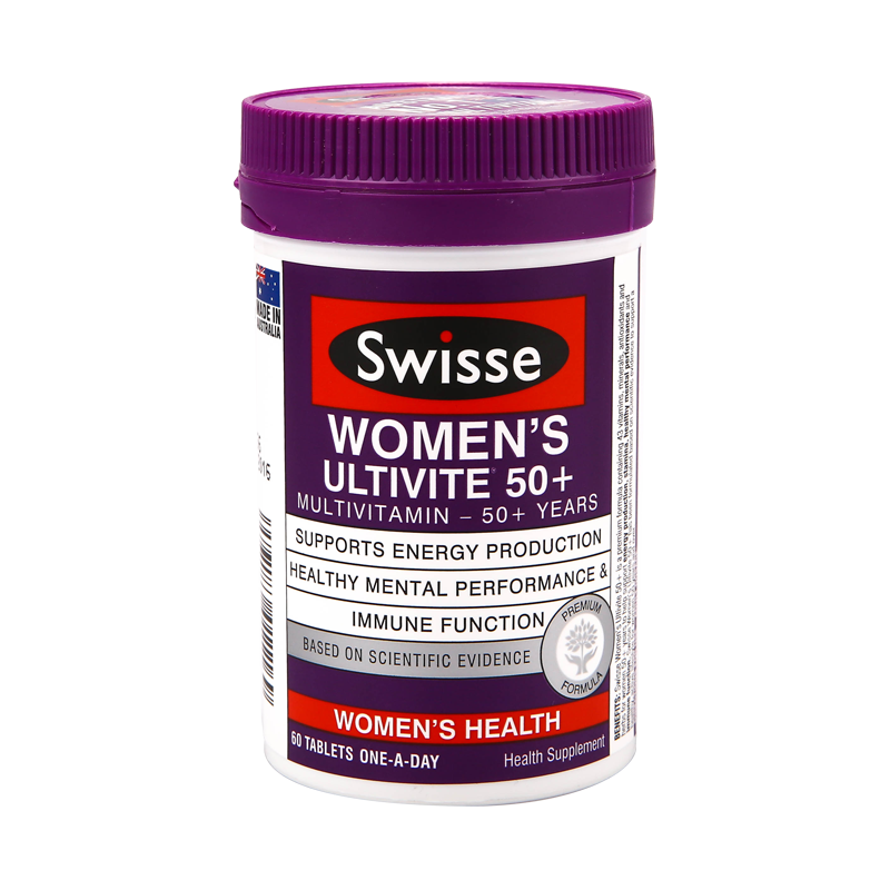Swisse Women's Ultivite Multivitamin 50+  60tabs