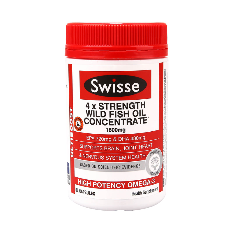 Swisse Super Quad Strength Fish Oil 60caps