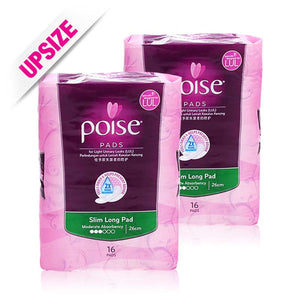 Poise Pads Slim Long 16x2pcs