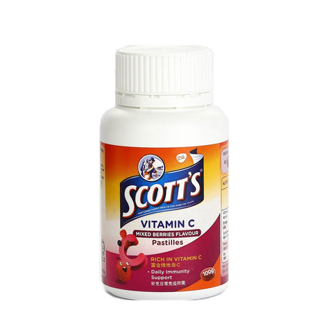 Scotts Vitamin C Pastilles Mixed Berries 50pcs