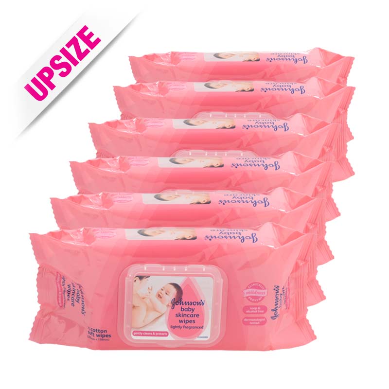 Johnson's Baby Skincare Wipes 75sheets x6pcs