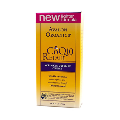 Avalon Organics CoQ10 Repair Wrinkle Defense Crème 50g