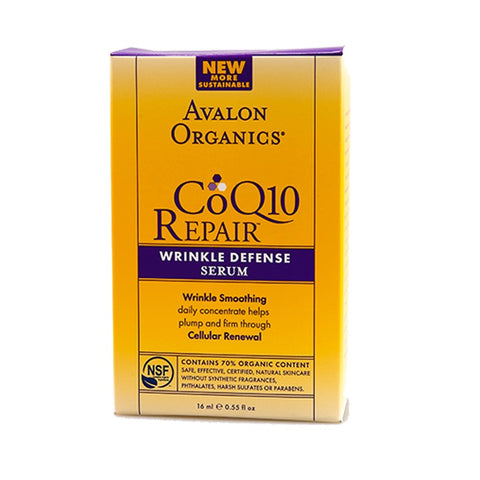 Avalon Organics CoQ10 Wrinkle Defense Serum 16ml