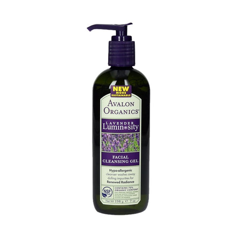 Avalon Organics Lavender Luminosity Facial Cleansing Gel 198g