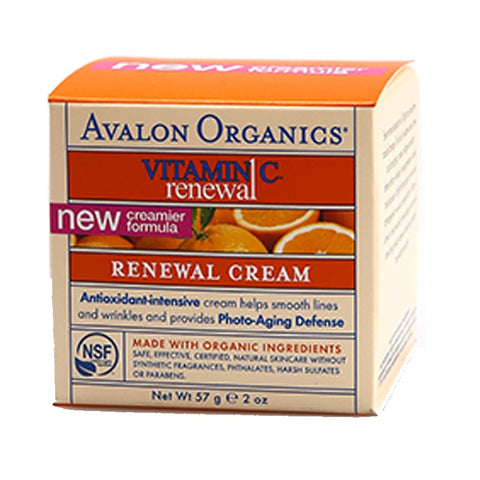 Avalon Organics Vitamin C Renewal Facial Cream 57g