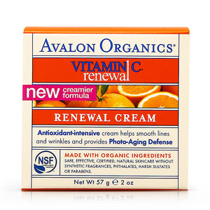 Avalon Organics Vitamin C Renewal Rejuvenating Oil Free Moisturizer 57g