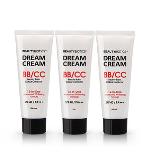 Beautybiotics Dream Cream BB/CC Cream 12-in-One Advanced Whitening Formula 45g