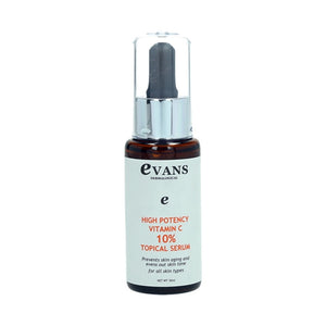 Evans High Potency Vitamin C 10% Topical Serum 30ml