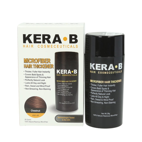 Kera B Microfiber Hair Thickener Chestnut 28g