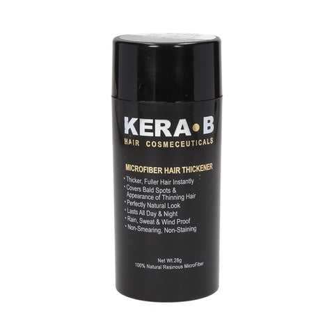 Kera B Microfiber Hair Thickener Ebony Black 28g