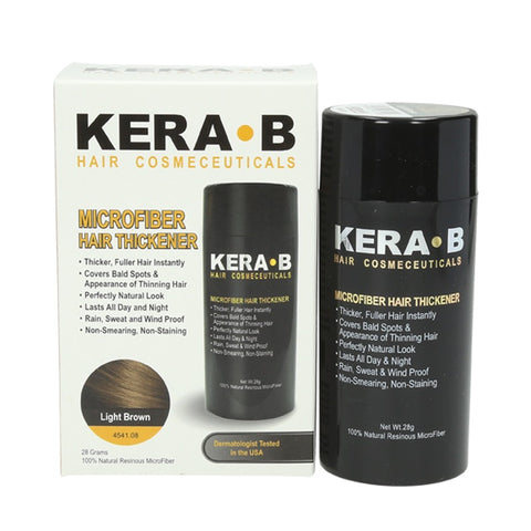 Kera B Microfiber Hair Thickener Light Brown 28g