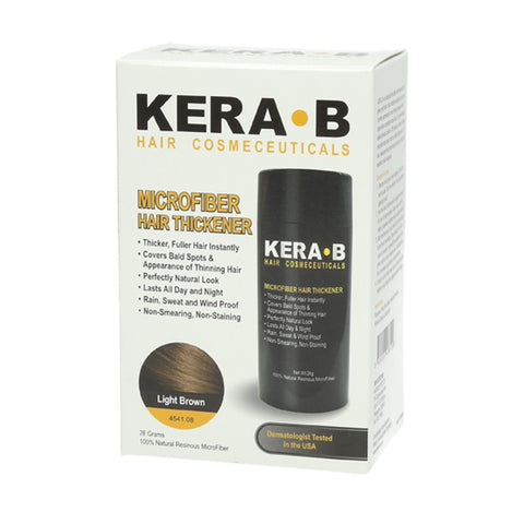 Kera B Microfiber Hair Thickener Light Brown 28g