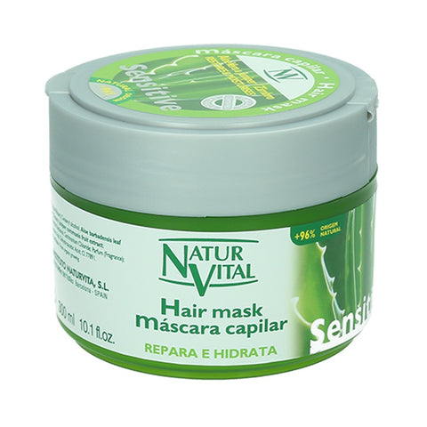 Naturvital Sensitive Hair Mask Juniper And Aloe Vera 300ml