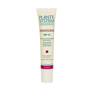 Plante System Homogene Revitalizing Anti Age Spot Facial Cream SPF15 40ml