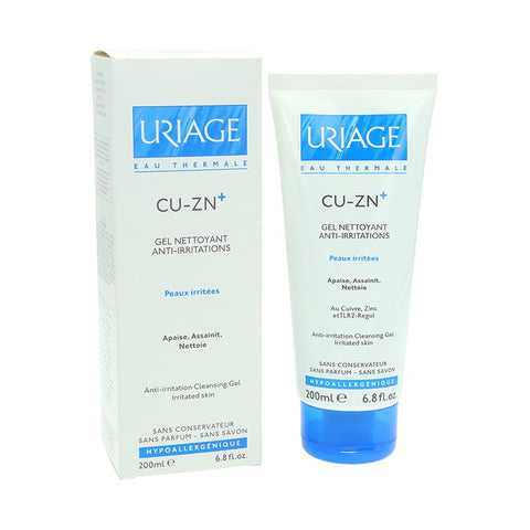 Uriage CU-ZN+ Gel Nettoyant (Anti-Irritation Cleansing Gel) 200ml