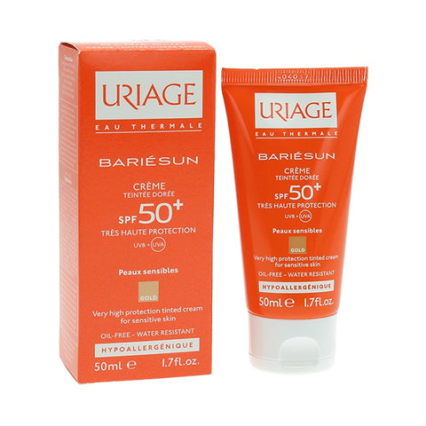 Uriage Bariesun Creme Teintee Doree SPF 50 (Gold Tinted Cream) 50ml