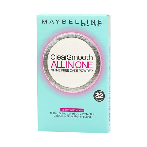 Maybelline Clear Smooth All-In-One Shine Free Cake Powder SPF 32  9g