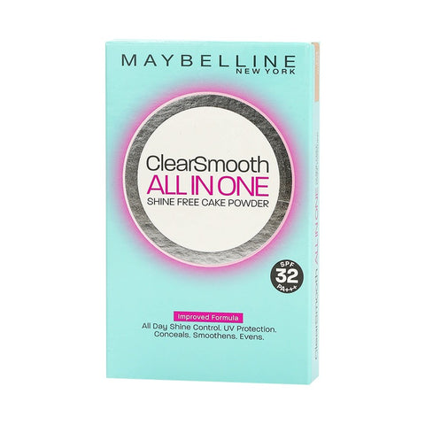 Maybelline Clear Smooth All-In-One Shine Free Cake Powder SPF 32  9g