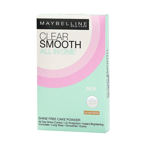 Maybelline Clear Smooth All-In-One Shine Free Cake Powder SPF 32  9g