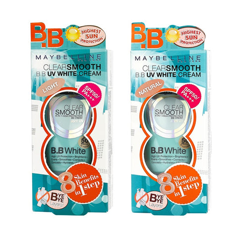 Maybelline Clear Smooth BB UV White Cream SPF 50  18ml