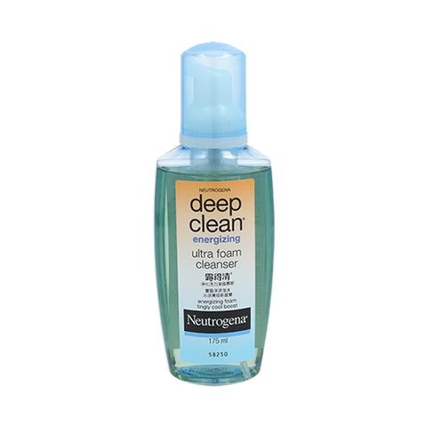 Neutrogena Deep Clean Energizing Ultra Foam Cleanser 175ml