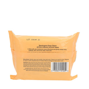 Neutrogena Deep Clean Oil-Free Makeup Remover Cleansing Wipes 25s