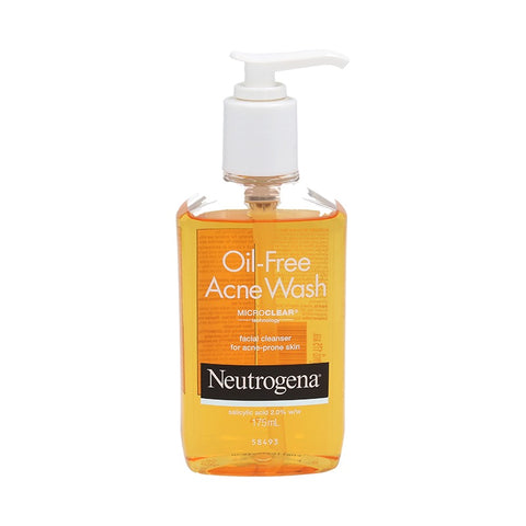 Neutrogena Oil-Free Acne Wash Microclear Technology Facial Cleanser 175ml