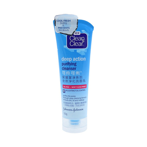 Clean&Clear Deep Action Purifying Cleanser 100g