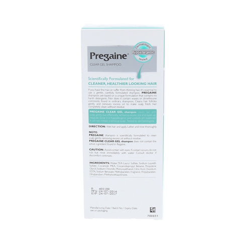 Pregaine Clear Gel Shampoo 200ml