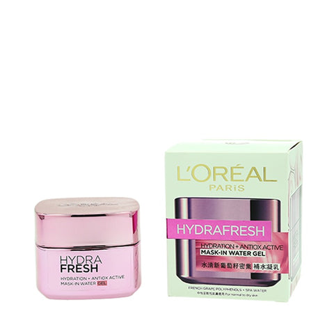 L'Oreal Paris Hydrafresh Mask-In Water Gel 50ml