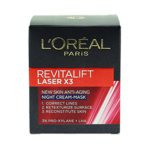 L'Oreal Paris Revitalift Laser New Skin Anti-Aging Night Cream-Mask 50ml