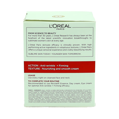 L'Oreal Paris Revitalift Dermalift Anti-Wrinkle + Firming Night Cream 50ml