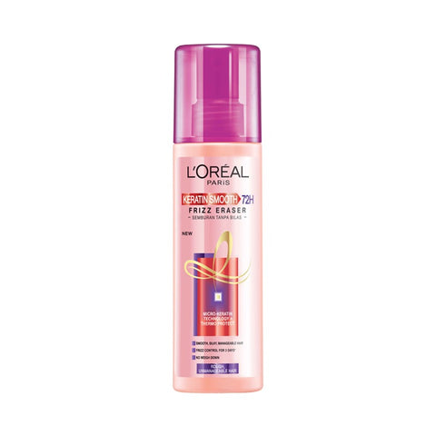 L'Oreal Paris Keratin Smooth 72H Frizz-Eraser 100ml