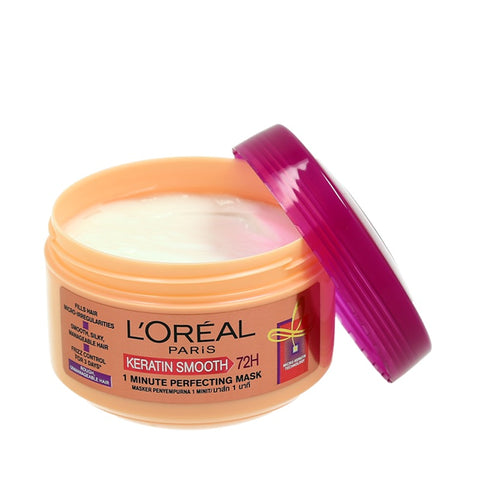 L'Oreal Paris Keratin Smooth 72H One-Minute Perfecting Mask 200ml